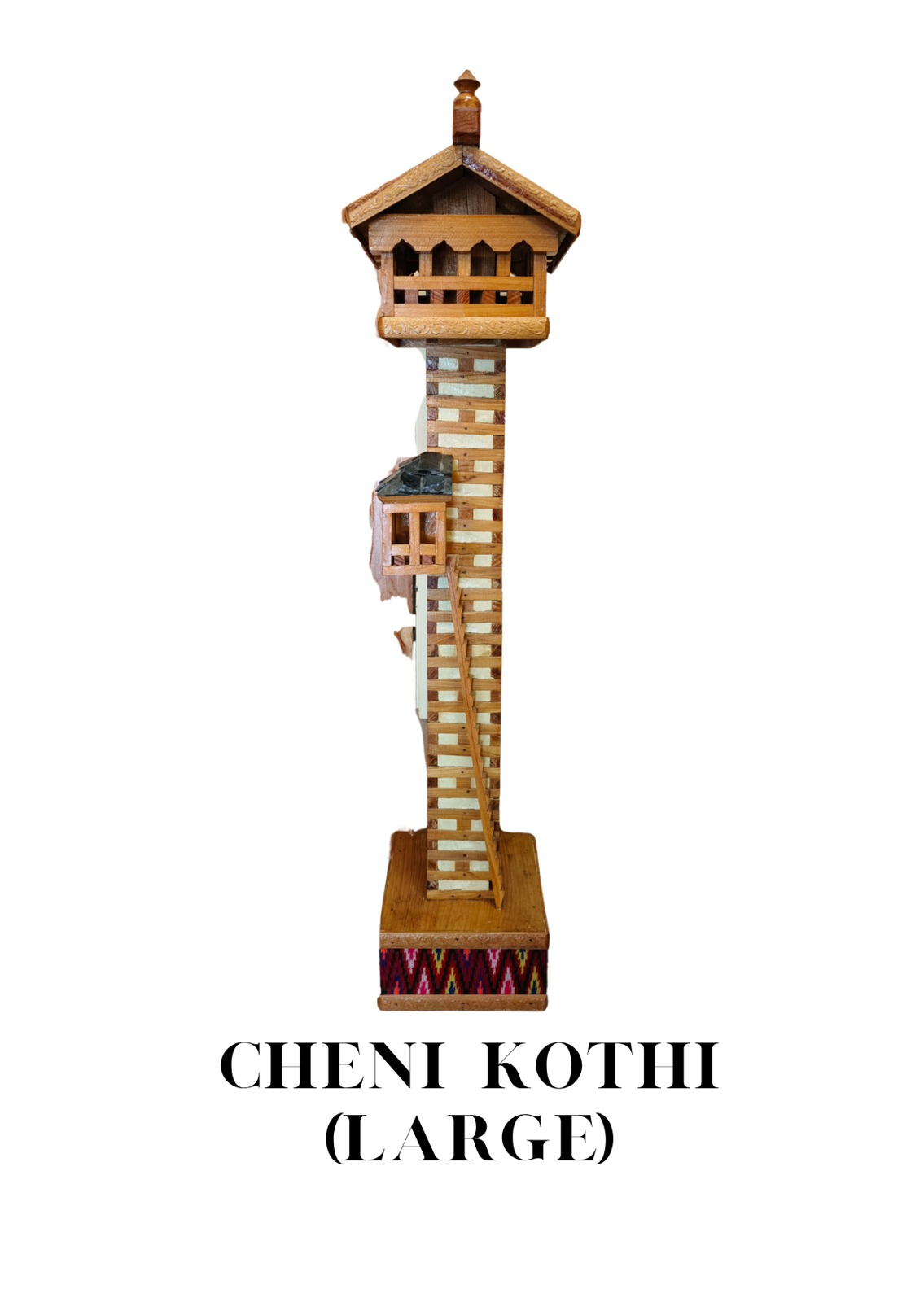 Kashu SHG Himachal wooden tower miniature