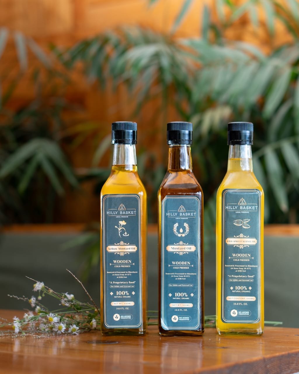 Hilly Basket cold-pressed oils